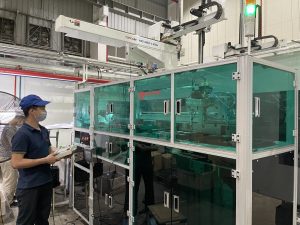 Dịch vụ thiết kế tay gắp sản phẩm cho robot máy ép nhựa